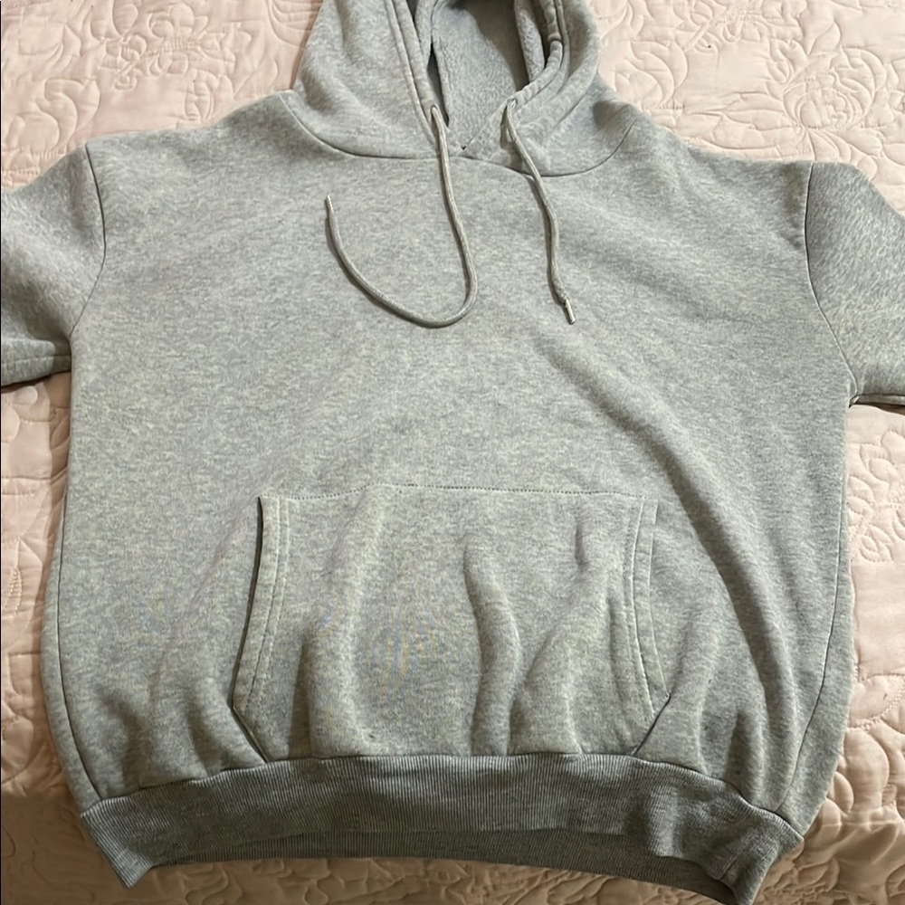 Classic Gray Men's Hoodie Sweater